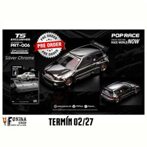 !!!Předobjednávka!!! Pop Race Pandem EG6 *Tokyo Station Exclusives*, silver chrome
