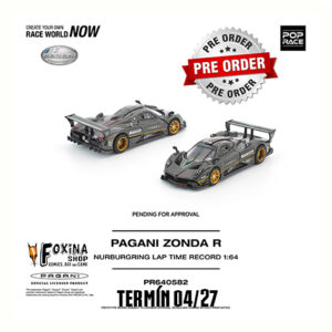 !!!Předobjednávka!!! Pop Race Pagani Zonda R Nurburgring Lap Time Record, grey