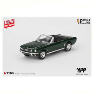 Mini GT Ford Mustang GT C Mini GT 1964 Ford Mustang Convertible, highland green