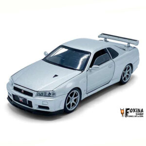 Tayumo Nissan GT-R34 V-spec II, silver