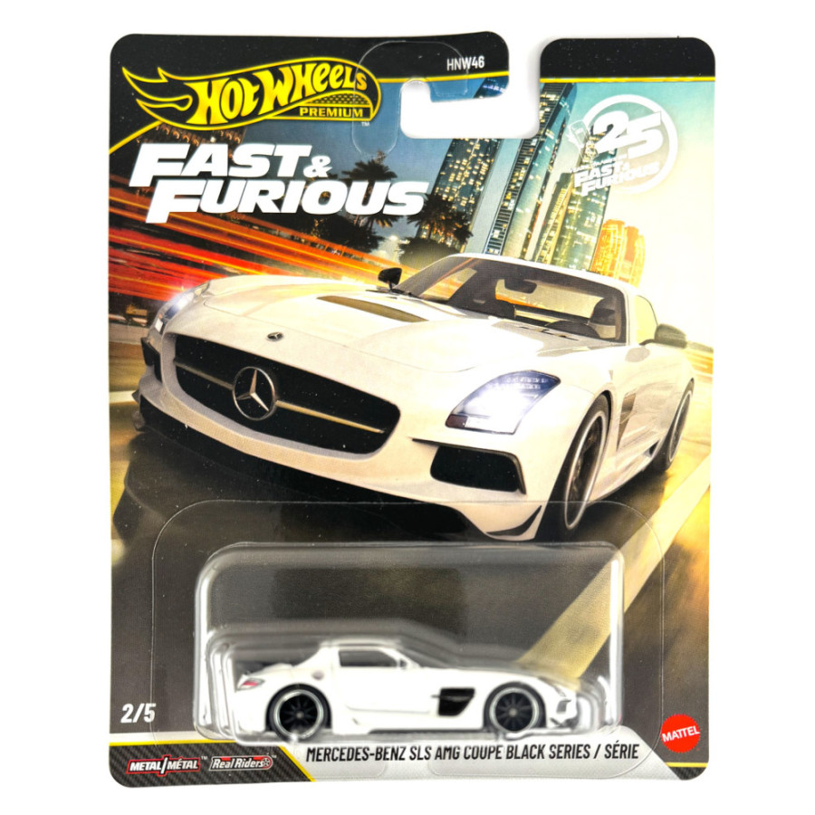 Hot Wheels Premium Fast & the Furious Mercedes-Benz SLS AMG Coupé Black Series